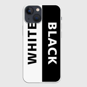 Чехол для iPhone 13 mini с принтом BLACK  WHITE в Курске,  |  | abstraction | black and white | geometry | hexagon | neon | paints | stripes | texture | triangle | абстракция | брызги | геометрия | краски | неон | неоновый | соты | текстура