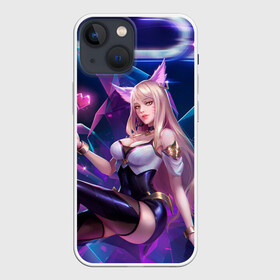 Чехол для iPhone 13 mini с принтом KDA League of legends в Курске,  |  | art | dota | dota 2 | fan | game | hero | league | league of legends | legends | lol | moba | mobile legend | riot game | герои | детские | дота | женские | игра | моба | мужские