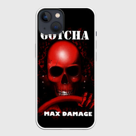 Чехол для iPhone 13 с принтом Gotcha в Курске,  |  | 666 | 999 | car | game | gotcha | max damage | old school | череп