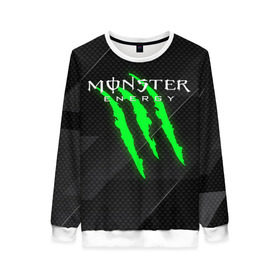 Женский свитшот 3D с принтом MONSTER ENERGY (Z) в Курске, 100% полиэстер с мягким внутренним слоем | круглый вырез горловины, мягкая резинка на манжетах и поясе, свободная посадка по фигуре | black monster | bmx | claw | cybersport | energy | monster | monster energy | moto | motocross | race | sport | киберспорт | когти | монстер энерджи | монстр | мото | мотокросс | ралли | скейтбординг | спорт | то | энергия