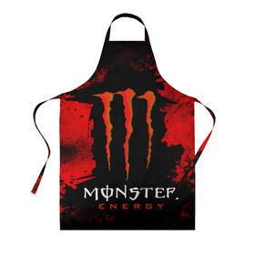 Фартук 3D с принтом MONSTER ENERGY (Z) в Курске, 100% полиэстер | общий размер — 65 х 85 см, ширина нагрудника — 26 см, горловина — 53 см, длина завязок — 54 см, общий обхват в поясе — 173 см. Принт на завязках и на горловине наносится с двух сторон, на основной части фартука — только с внешней стороны | black monster | bmx | claw | cybersport | energy | monster | monster energy | moto | motocross | race | sport | киберспорт | когти | монстер энерджи | монстр | мото | мотокросс | ралли | скейтбординг | спорт | энергия