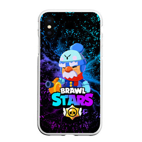 Чехол для iPhone XS Max матовый с принтом BRAWL STARS GALE в Курске, Силикон | Область печати: задняя сторона чехла, без боковых панелей | 8 bit | brawl stars | crow | gale | leon | leon shark | max | mecha | mecha crow | mr.p | sally leon | shark | tara | virus 8 bit | werewolf leon | акула | берли | бравл старс | ворон | макс | оборотень