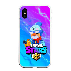 Чехол для iPhone XS Max матовый с принтом BRAWL STARS GALE в Курске, Силикон | Область печати: задняя сторона чехла, без боковых панелей | 8 bit | brawl stars | crow | gale | leon | leon shark | max | mecha | mecha crow | mr.p | sally leon | shark | tara | virus 8 bit | werewolf leon | акула | берли | бравл старс | ворон | макс | оборотень