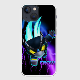 Чехол для iPhone 13 mini с принтом Brawl Stars CROW в Курске,  |  | 8 bit | 8 бит | bibi | brawl | brawl stars | crow | leon | spike | sprout | stars | бравл | бравл старс | браво старс | игра | компьютерная | кров | леон | онлайн | старс