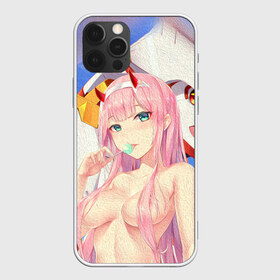 Чехол для iPhone 12 Pro Max с принтом МИЛЫЙ в Курске, Силикон |  | 02 | anime | darling in the franxx | hiro | manga | zero two | аниме | любимый во франксе | манга | милый во франксе | ноль два | хиро