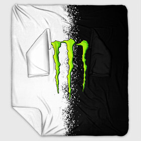 Плед с рукавами с принтом MONSTER ENERGY в Курске, 100% полиэстер | Закругленные углы, все края обработаны. Ткань не мнется и не растягивается. Размер 170*145 | black monster | bmx | claw | cybersport | energy | monster | monster energy | moto | motocross | race | sport | киберспорт | когти | монстер энерджи | монстр | мото | мотокросс | ралли | скейтбординг | спорт | энергия