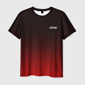 Мужская футболка 3D с принтом Jeep (+спина) (Z) в Курске, 100% полиэфир | прямой крой, круглый вырез горловины, длина до линии бедер | 4на4 | auto | baja | jeep | offroad | trofi | авто | автомобиль | ам | баха | бездорожье | внедорожник | джип | джипинг | джиппинг | машина | машины | оффроад | полный привод
