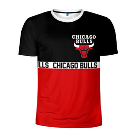 Мужская футболка 3D спортивная с принтом CHICAGO BULLS | ЧИКАГО БУЛЛС в Курске, 100% полиэстер с улучшенными характеристиками | приталенный силуэт, круглая горловина, широкие плечи, сужается к линии бедра | 23 | bulls | chicago bulls | jordan | logo | michael jordan | nba | paris saint germain | psg | red | sport | быки | джордан | лого | майкл джордан | псж | спорт | чикаго буллс