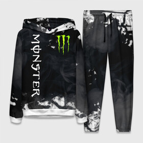 Женский костюм 3D (с толстовкой) с принтом MONSTER ENERGY в Курске,  |  | black monster | bmx | claw | cybersport | energy | monster | monster energy | moto | motocross | race | sport | киберспорт | когти | монстер энерджи | монстр | мото | мотокросс | ралли | скейтбординг | спорт | энергия