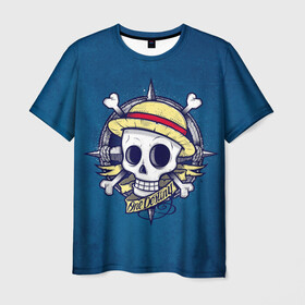 Мужская футболка 3D с принтом Straw hat pirates в Курске, 100% полиэфир | прямой крой, круглый вырез горловины, длина до линии бедер | monkey d. luffy | nami | one piece | аниме | большой куш | луффи | манки де луффи | нами | пиратская | пираты | тони | череп | чоппер | шляпа