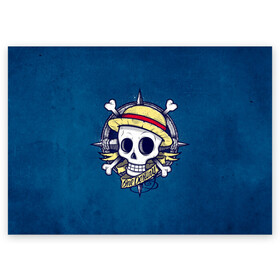 Поздравительная открытка с принтом Straw hat pirates в Курске, 100% бумага | плотность бумаги 280 г/м2, матовая, на обратной стороне линовка и место для марки
 | monkey d. luffy | nami | one piece | аниме | большой куш | луффи | манки де луффи | нами | пиратская | пираты | тони | череп | чоппер | шляпа