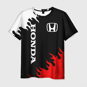 Мужская футболка 3D с принтом HONDA в Курске, 100% полиэфир | прямой крой, круглый вырез горловины, длина до линии бедер | acura | auto | cr z | honda | honda power | japan | japanese | nsx | sport | авто | автомобиль | автомобильные | акура | бренд | марка | машины | спорт | хонда | япония