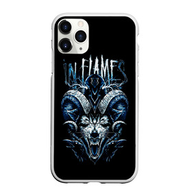 Чехол для iPhone 11 Pro матовый с принтом IN FLAMES в Курске, Силикон |  | alternative | hardcore | in flames | punk | rock | usa | wolf | альтернатива | волк | панк | рок