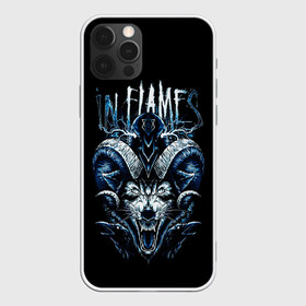 Чехол для iPhone 12 Pro Max с принтом IN FLAMES в Курске, Силикон |  | alternative | hardcore | in flames | punk | rock | usa | wolf | альтернатива | волк | панк | рок