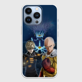 Чехол для iPhone 13 Pro с принтом Сайтама и соперники в Курске,  |  | one punch man | saitama | ванпанчмен | герои | люди | персонажи | сайтама