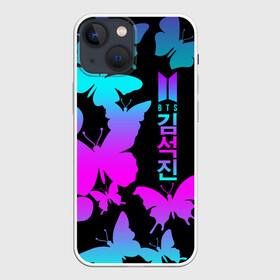 Чехол для iPhone 13 mini с принтом BTS в Курске,  |  | bangtan | bighit | boy | fake love | j hope | jimin | jin | jungkook | korea | kpop | live | luv | mic drop | rm | suga | v | with | бтс | кей | поп