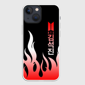 Чехол для iPhone 13 mini с принтом BTS в Курске,  |  | bangtan | bighit | boy | fake love | j hope | jimin | jin | jungkook | korea | kpop | live | luv | mic drop | rm | suga | v | with | бтс | кей | поп