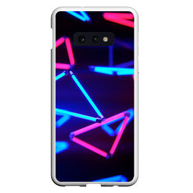 Чехол для Samsung S10E с принтом ABSTRACTION NEON в Курске, Силикон | Область печати: задняя сторона чехла, без боковых панелей | abstraction | geometry | optic | optical | pattern | visual | абстракция | геометрия | линии | оптические | оптический узор | полосы | психоделика | разводы | текстуры | узор | узоры | фрактал