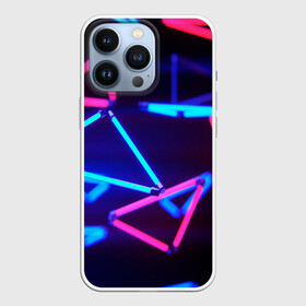 Чехол для iPhone 13 Pro с принтом ABSTRACTION NEON в Курске,  |  | Тематика изображения на принте: abstraction | geometry | optic | optical | pattern | visual | абстракция | геометрия | линии | оптические | оптический узор | полосы | психоделика | разводы | текстуры | узор | узоры | фрактал