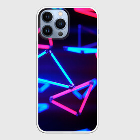 Чехол для iPhone 13 Pro Max с принтом ABSTRACTION NEON в Курске,  |  | Тематика изображения на принте: abstraction | geometry | optic | optical | pattern | visual | абстракция | геометрия | линии | оптические | оптический узор | полосы | психоделика | разводы | текстуры | узор | узоры | фрактал