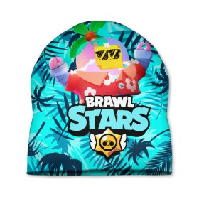 Шапка 3D с принтом BRAWL STARS TROPICAL SPROUT. в Курске, 100% полиэстер | универсальный размер, печать по всей поверхности изделия | brawl stars | crow | gale | leon | leon shark | max | mr.p | sally leon | shark | sprout | tara | tropical sprout | virus 8 bit | werewolf leon | акула | берли | бравл старс | ворон | макс | оборотень