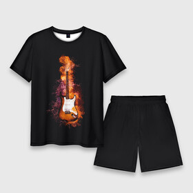 Мужской костюм с шортами 3D с принтом Огонь музыка в Курске,  |  | black | гитара | гитарист | гитаристу | демон | инструменты | музыка | музыкальные | музыкант | огненный | огонек | огонь | пение | песня | пламя | поп | профессия | рок | рокер | струны | хобби