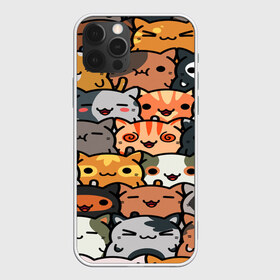 Чехол для iPhone 12 Pro Max с принтом КОТИКИ в Курске, Силикон |  | Тематика изображения на принте: cat | взгляд | кот | кот хипстер | котёнок | котятки | котятушки | кошечки | кошка | мордочка