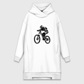 Платье-худи хлопок с принтом Велоспорт (Z) в Курске,  |  | bicycle | bicyclist | bike | biker | bmx | cycle | rider | байкер | бмх | вело | велогонщик | велосепедист | велосипед | велоспорт | гонщик