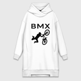 Платье-худи хлопок с принтом Велоспорт BMX (Z) в Курске,  |  | bicycle | bicyclist | bike | biker | bmx | cycle | rider | байкер | бмх | вело | велогонщик | велосепедист | велосипед | гонщик