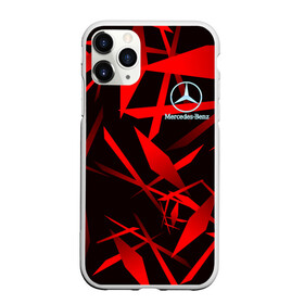 Чехол для iPhone 11 Pro Max матовый с принтом Mercedes-Benz в Курске, Силикон |  | benz | mercedes | абстракция | авто | бенц | краска | машина | мерседес | мотоцикл | неон | текстура