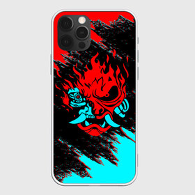 Чехол для iPhone 12 Pro Max с принтом CYBERPUNK 2077 SAMURAI в Курске, Силикон |  | cd project red | cyberpunk 2077 | demon | keanu reeves | samurai | smile | демон | киану ривз | киберпанк 2077 | самураи | смайл