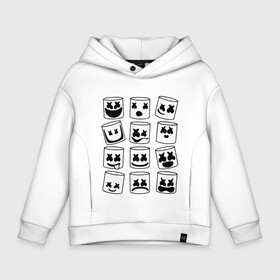 Детское худи Oversize хлопок с принтом FORTNITE x MARSHMELLO в Курске, френч-терри — 70% хлопок, 30% полиэстер. Мягкий теплый начес внутри —100% хлопок | боковые карманы, эластичные манжеты и нижняя кромка, капюшон на магнитной кнопке | deadmau5 | fortnite | fortnite 2 | fortnite x маршмелло | ikonik | marshmello | ninja | ninja streamer | raven | travis scott | ворон | иконик | ниндзя | пили | рейвен | трэвис скотт | фортнайт