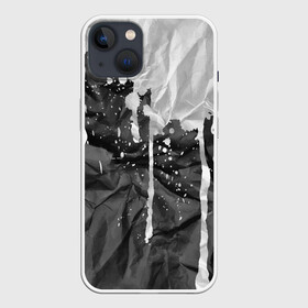 Чехол для iPhone 13 с принтом Грязная Бумага в Курске,  |  | pattern | textures | абстракция | брызги | бумага | геометрия | градиент | грязная | грязь | кляксы | краска | мятая | паттерны | пергамент | пиксели | текстуры | фигуры | фон