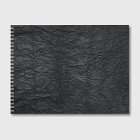 Альбом для рисования с принтом Черная Бумага в Курске, 100% бумага
 | матовая бумага, плотность 200 мг. | Тематика изображения на принте: pattern | textures | абстракция | бумага | геометрия | градиент | грязная | карбон | краска | мятая | паттерны | пергамент | пиксели | старая | текстуры | уголь | фигуры | фон | черная