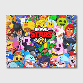 Альбом для рисования с принтом BRAWL STARS ВСЕ БРАВЛЕРЫ в Курске, 100% бумага
 | матовая бумага, плотность 200 мг. | bibi | brawl stars | coach mike | crow | gale | leon | leon shark | max | mecha crow | mortis | mr.p | nani | phoenix | sally leon | sandy | spike | sprout | tara | virus 8 bit | werewolf | ворон | оборотень