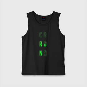 Детская майка хлопок с принтом Corona Run в Курске,  |  | Тематика изображения на принте: russiarunning | бег | раша ранинг | спорт
