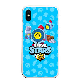 Чехол для iPhone XS Max матовый с принтом BRAWL STARS NANI в Курске, Силикон | Область печати: задняя сторона чехла, без боковых панелей | bibi | brawl stars | coach mike | crow | gale | leon | leon shark | max | mecha crow | mortis | mr.p | nani | phoenix | sally leon | sandy | spike | sprout | tara | virus 8 bit | werewolf | ворон | оборотень