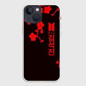 Чехол для iPhone 13 mini с принтом BTS в Курске,  |  | bangtan | bighit | boy | fake love | j hope | jimin | jin | jungkook | korea | kpop | live | luv | mic drop | rm | suga | v | with | бтс | кей | поп