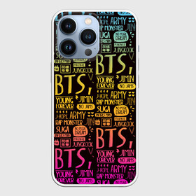 Чехол для iPhone 13 Pro с принтом BTS в Курске,  |  | bangtan | bighit | boy | fake love | j hope | jimin | jin | jungkook | korea | kpop | live | luv | mic drop | rm | suga | v | with | бтс | кей | поп