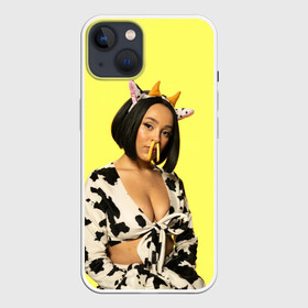 Чехол для iPhone 13 с принтом DOJA CAT в Курске,  |  | amala | amalaratna zandile dlamini | doja cat | hot pink | mooo | music | pink | rap | say so | интернет | корова | мем | музыка | мууу | розовый | рэп