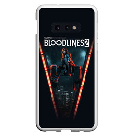 Чехол для Samsung S10E с принтом Bloodlines 2 в Курске, Силикон | Область печати: задняя сторона чехла, без боковых панелей | Тематика изображения на принте: bloodlines 2 | vampire | vampire the masquerade | vampire the masquerade bloodlines 2 | vampire: the masquerade – bloodlines 2