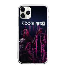 Чехол для iPhone 11 Pro матовый с принтом Bloodlines 2 в Курске, Силикон |  | Тематика изображения на принте: bloodlines 2 | vampire | vampire the masquerade | vampire the masquerade bloodlines 2 | vampire: the masquerade – bloodlines 2