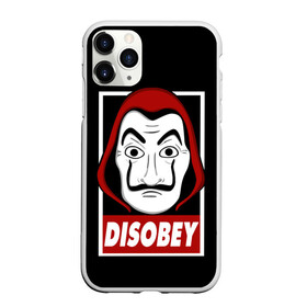 Чехол для iPhone 11 Pro Max матовый с принтом Бумажный Дом в Курске, Силикон |  | casa | de | disobey | la | mask | netflix | papel | бумажный | деньги | дом | маска | маски | сериал