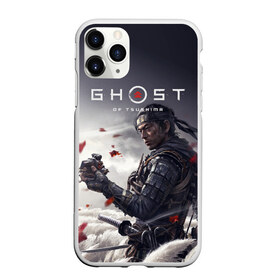 Чехол для iPhone 11 Pro матовый с принтом Ghost of Tsushima в Курске, Силикон |  | ghost of tsushima | jin | tsushima | призрак цсусимы | призрак цусимы