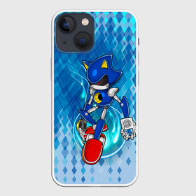 Чехол для iPhone 13 mini с принтом Metal Sonic в Курске,  |  | metal sonic | видеоигры | поколения ежик соник | робот | супер ёж