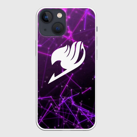 Чехол для iPhone 13 mini с принтом Helmet Fairy tail purple stripes в Курске,  |  | fairy tail | аниме | дружба | кино | любовь | магия | манга хиро масимы | мультфильм | сёнэн | сериалы | сказка | фейри тейл | фэнтези | хвост | хвост феи