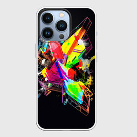 Чехол для iPhone 13 Pro с принтом УЛИЧНЫЙ СТИЛЬ в Курске,  |  | abstract | abstraction | color | fractal | geometry | paitnt | polygon | polygonal | psy | абстракция | геометрия | краски | неоновые | полигоны | психоделика | фрактал