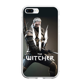 Чехол для iPhone 7Plus/8 Plus матовый с принтом The Witcher в Курске, Силикон | Область печати: задняя сторона чехла, без боковых панелей | netflix | the witcher | американский сериал | ве витчер | ведьмак | геральт | игра | кино | нетфликс | популярные иллюстрации | сериал | сериалы | фильмы | фэнтези