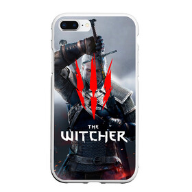 Чехол для iPhone 7Plus/8 Plus матовый с принтом The Witcher в Курске, Силикон | Область печати: задняя сторона чехла, без боковых панелей | netflix | the witcher | американский сериал | ве витчер | ведьмак | геральт | игра | кино | нетфликс | популярные иллюстрации | сериал | сериалы | фильмы | фэнтези