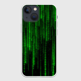 Чехол для iPhone 13 mini с принтом Матрица код цифры программист в Курске,  |  | бинарный код | веб | вирус | всемирная паутина | двоичный код | зеленый | интернет | информация | кибер | код | кодер | кодирование | матрица | наука | олдскул | по | программирование